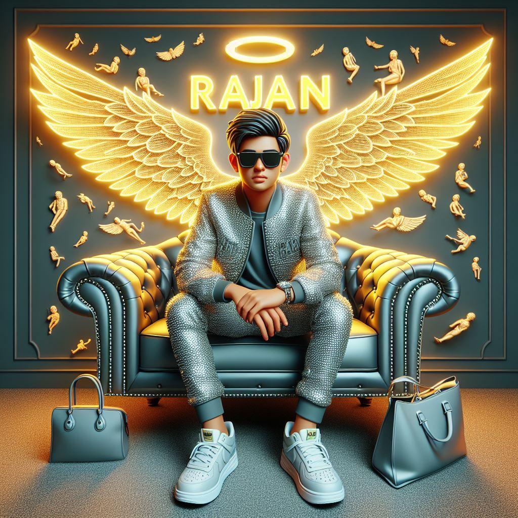 Ai Wings Chair With Name Photo Editing Link 2024 | Bing Image Creator