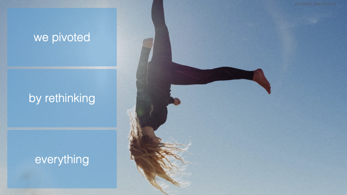 Magical presentations. Fast. Easy. Beautiful Magical presentations. Fast. Easy. Beautiful